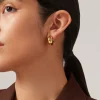 Tome Medium Hoops in gold