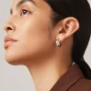Tome Medium Hoops in silver