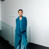 Ulissa Chiffon Coat in deep nile