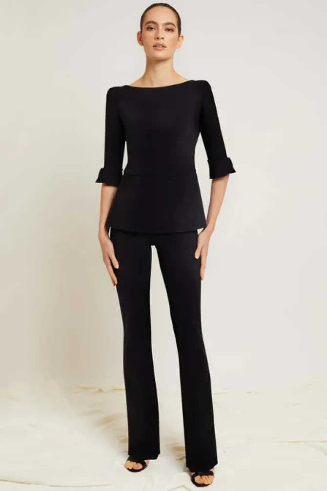 Venus High Waisted Pants in black