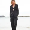 Victoria Cargo Pant in black -sz10