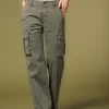 Victoria Pant in Military Green size 6