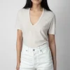 Wassa Strass Dots T-shirt in Petale – large