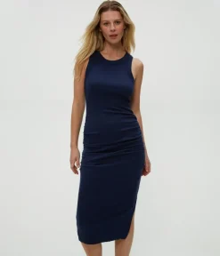 Wren Midi Dress in Nocturnal
