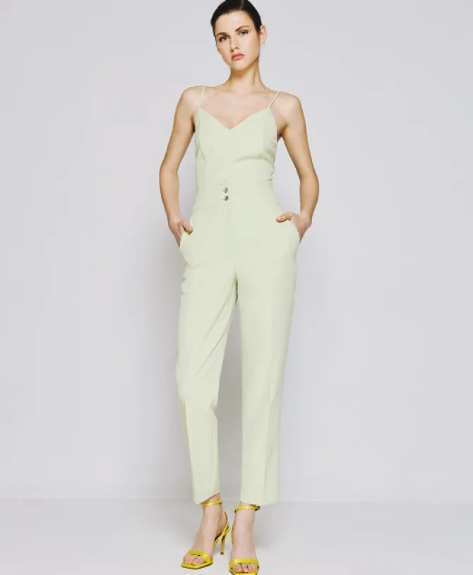 Yuna Straight Leg Pants in aloe