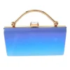 Zion Ombre Clutch in blue